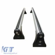 image-8-Roof Bars Aluminum CRUZ Aluplus 925-416 Set With Fixing Kit Suitable for Skoda Superb B5 / 3U 02-08 4D Silver 2 Pieces