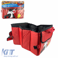 image-72-Car Organizer Bag Foldable With Zip Looney Tunes Sylvester & Tweety 30x39x24cm Red Color
