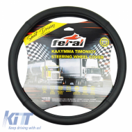 image-2-Steering Wheel Truck PU Black XXXX-Large 51cm