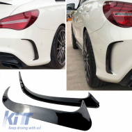 image-30-Rear Bumper Side Flaps suitable for Mercedes-Benz CLA W117 13-17 Coupe with A Design Bumper Glossy Black 2 Pieces