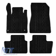 image-46-Rubber Car Mats Gledring 0300 suitable for Nissan Juke II F16 2019- Black 4 Pieces
