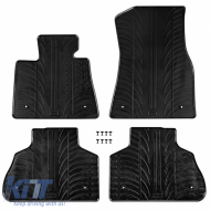image-11-Rubber Car Mats Gledring 0500 suitable for BMW X5 G05 Automatic & Hybrid 2018- Black 4 Pieces
