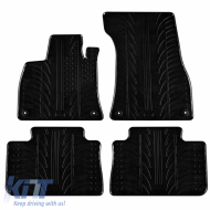 image-21-Rubber Car Mats Gledring 0708 suitable for Audi e-tron SUV Electric 2019+ Black 4 Pieces