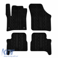 image-24-Rubber Car Mats Gledring 0655 suitable for VW E-UP 2019- / Skoda Citigo IV 2019- / Seat MII Electric 2019- Black 4 Pieces