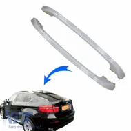 image-29-Roof Rails suitable for BMW X6 E71 E72 (2008-2015) Silver 2 Pieces
