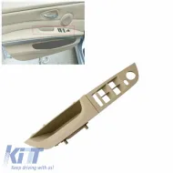 image-2-Door Handle (inside car) & Window Switch Panel suitable for Bmw 3 E90 05-11 Left Front Door (drivers) 37.5cm Beige