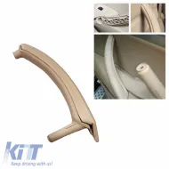 image-14-Door Handle (inside car) suitable for Bmw X5 E70 07-13 / X6 E71 08-15 Left Rear Door Set 2 Pcs Beige