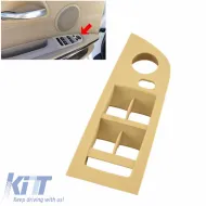 image-36-Window Switch Panel suitable for BMW 3 E90 05-11 Left Front Door (drivers) Without Mirror Hole Beige