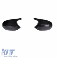 image-18-Mirror Covers suitable for BMW 1 E87/E81/E82/E88, 3 E90, E91 05-08 / E92, E93 06-10 M3/M4 Look Carbon Black 2 Pieces
