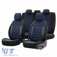 image-19-Seat Covers Otom Sport Plus Design Universal Cotton / Rachel / Artificial Leather Front / Rear Set 11 Pieces Black / Blue SPTPLS-104
