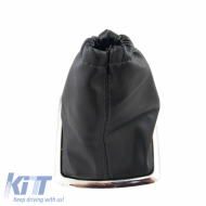 image-44-Shift Boot With Plastic Base Suitable for Ford Focus MK2 04-11 Black / Chrome GK1305