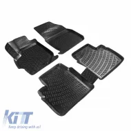 image-49-Car Mats 3D from Rubber TPE suitable for Citroen C1 2005-2014 / Peugeot 107 2005-2014 / Toyota Aygo 2005-2014 Rizline 4 Pcs Black