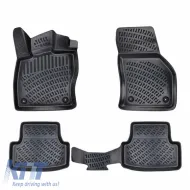 image-24-Car Mats 3D From Rubber TPE Suitable for VW Golf VIII (8) 2019+ Manual Transmission Rizline 4 Pcs Black