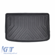 image-2-Trunk Mat 3D from Rubber TPE suitable for Renault Captur 2020+ Upper Deck Black Rizline