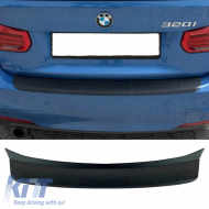 image-13-Rear Bumper Protector suitable for BMW 3 F30 2011-2019 Sedan from ABS Plastic Black
