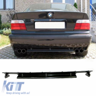 image-21-Rear Bumper Diffuser suitable for BMW 3 E36 90-99 M3 (suitable for M3 Bumper Only) with 2 Double Exhaust from ABS Plastic 1pc