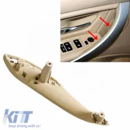 image-2-Door Handle (inside car) suitable for Bmw 3 F30 / F31 11-18 Left Rear Door 1 Piece Beige
