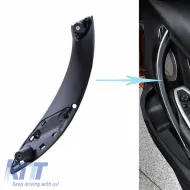 image-9-Door Handle (inside car) suitable for Bmw 3 F30 / F31 11-18 Right Front Door 1 Piece Black