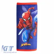image-66-Seat Belt Cover suitable for Marvel's Spider-man Velvet Blue-Red 1 Piece