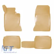 image-47-Car Mats 3D From Rubber TPE Suitable for Mercedes E-Class (Multiform) W124/W210/W211/CLS W219 Rizline 4 Pcs Beige Without Clips