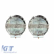image-6-Fog Lamps Universal 4x4 Off Roader With Nickel Net LA-800 White 2 Pieces