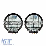 image-10-Fog Lamps Universal 4x4 Off Roader With Black Net LA-800 White 2 Pieces