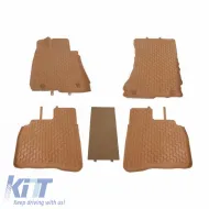 image-39-Car Mats 3D from Rubber suitable for Mercedes-Benz S-Class 05-13 W221 Long ''Star Diamond'' 4 Pcs Beige