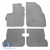 image-8-Car Mats 3D from Rubber suitable for Mazda 3 03-09 ''Star Diamond'' 4 Pcs Grey