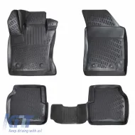 image-9-Car Mats 3D from Rubber TPE suitable for Jeep Compass 2017+ Rizline 4 Pcs Black