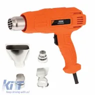 image-17-Heat Gun 2000W With Temperature Setting Up To 600°C Krausmann 9326