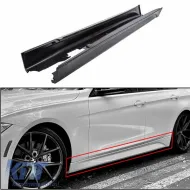 image-18-Side Skirts suitable for BMW 3 F30 11-19 M-Tech Look from ABS plastic 2 pc