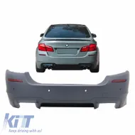 image-62-Rear bumper suitable for BMW 5 F10 10-17 M5 look with PDC