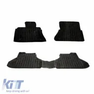 image-79-Car Mats 3D from Rubber suitable for BMW X5 E70 07-13, F15 13-18 / X6 E71 07-13, F16 15-19 ''Star Diamond'' 3 Pcs Black