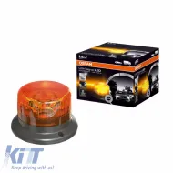 image-78-Revolving Warning Light Osram Led Beacon Light 12/24Volt 1900K 148 x 89 mm Orange RΒL102