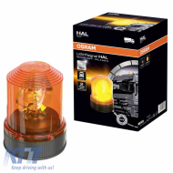 image-25-Revolving Warning Light Osram Beacon Light H1 24Volt 2200K 150 x 193 mm Orange RΒL101