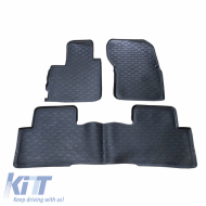 image-26-Car Mats 3D from Rubber suitable for Peugeot 4007 2008-2012 / Citroen C-Crosser 2008-2013 / Mitsubishi Outlander 2007-2012 ''Star Diamond'' 3 Pcs Black