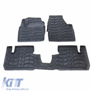 image-50-Car Mats 3D from Rubber suitable for Land Rover Freelander 2 2007-2014 ''Star Diamond'' 3 Pcs Black