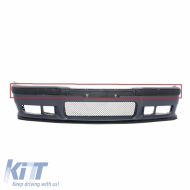 image-5-Front Bumper Trim suitable for BMW 3 E36 90-98 M3 Set 4 Pcs Plastic