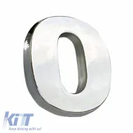 image-3-Chrome Sticker Letter 3D ''O'' 2.7cm x 2.5cm 1 Piece