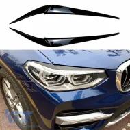 image-43-Headlight Covers Eyebrows Suitable for BMW X3 G01 & X4 G02 2018+ Painted Glossy Black 2 Pcs