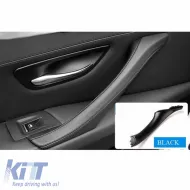 image-8-Door Handle (inside car) suitable for Bmw 5 F10 / F11 11-17 Left Rear Door 1 Piece Black