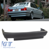 image-22-Rear bumper suitable for BMW 3 E34 Limo / Touring 87-97 M-Technik / M5 Look made of ABS plastic