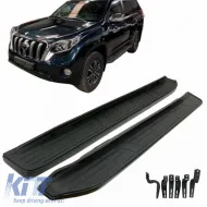 image-26-Side Steps Running Boards suitable for Toyota Land Cruiser Prado FJ150 2010+ Black 2 pcs