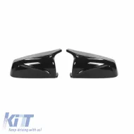 image-57-Mirror Covers suitable for Bmw 5 F07 10-14 (Pre-Facelift) / 7 F01 09-12 M4 Look Glossy Black 2 Pieces