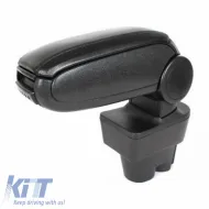 image-57-Car Armrest suitable for Peugeot 207 06-14 Black