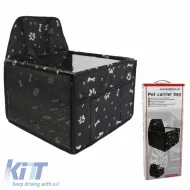 image-14-Pet Car Protective Carrier Bag Black Color Suitable for Pets 38.5 x 38.5 x 27cm 1 Piece