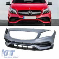 image-29-Front Bumper suitable for Mercedes-Benz A-Class W176 12-18 A Design A45 Facelift Look