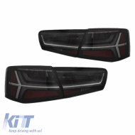 image-9-Taillights Set Suitable for Audi A6 C7 11-15 LED Bar Dynamic Smoke Eagle Eyes