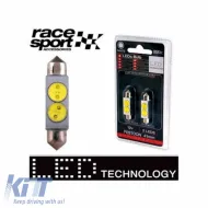 image-42-Led Bulbs Festoon 41mm 2 Leds 12volt White Color RaceSport LIT18BN 2pcs