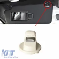 image-49-Sunvisor Clip suitable for VW Golf VII (7) 13-20 1 Piece Beige